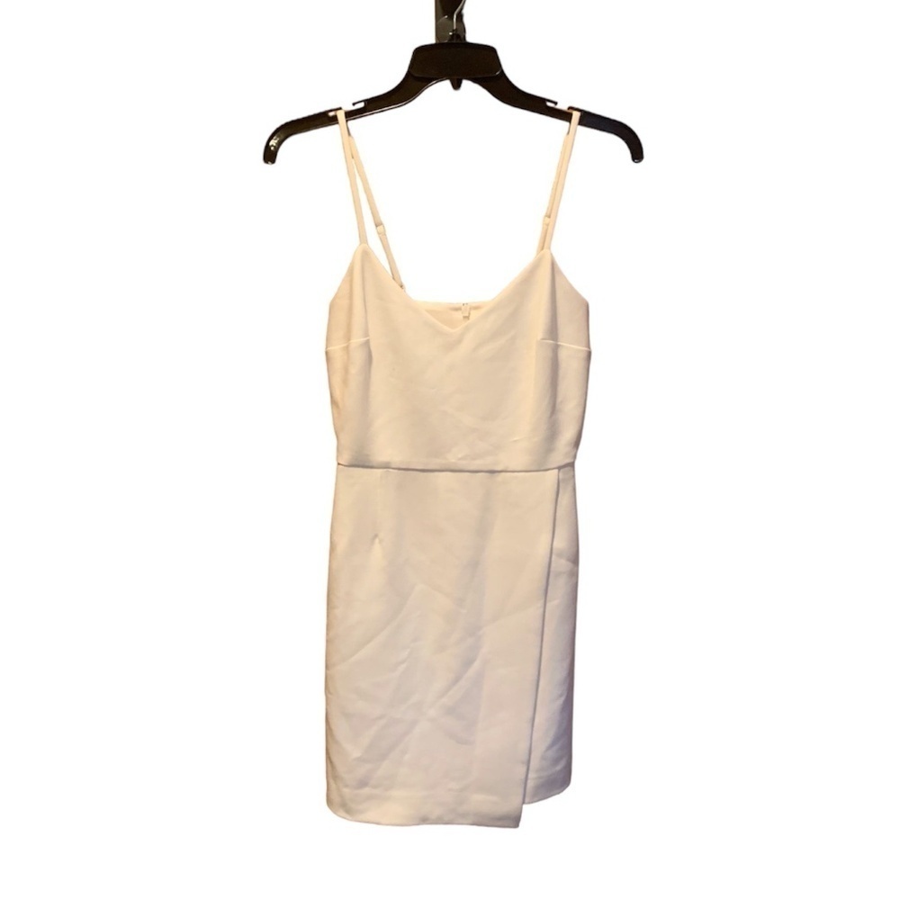 French Connection Whisper Envelope Skirt Dress In Summer White Size 0 NWT